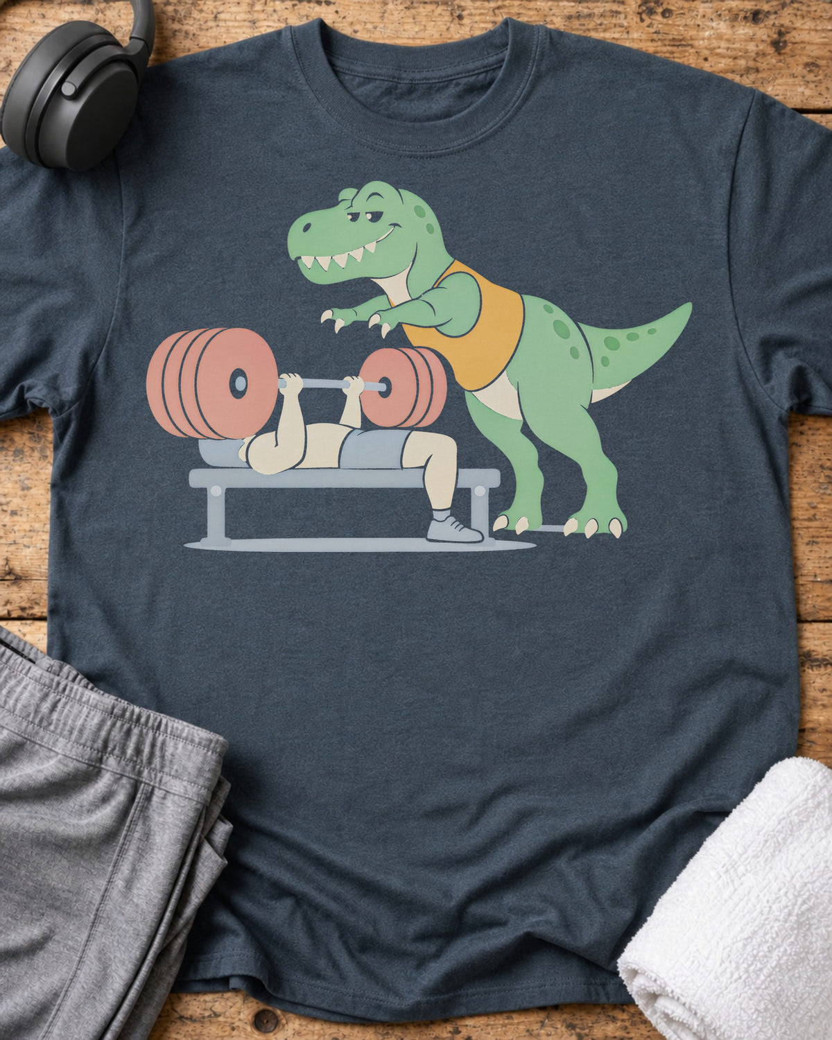 Dinosaur Spotter T-Shirt — Dark Heather