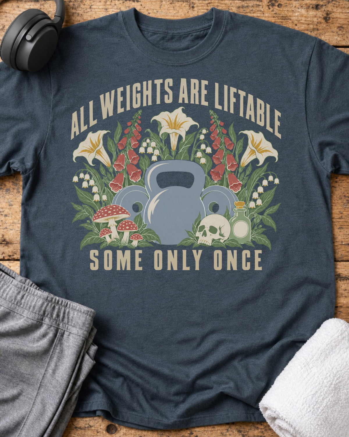 All Weights Liftable T-Shirt — Dark Heather