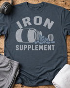 Iron Supplement T-Shirt — Dark Heather