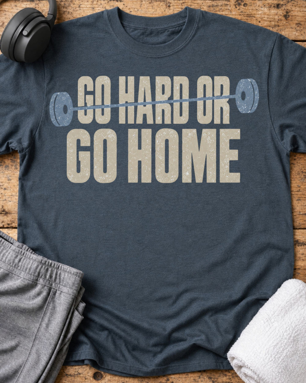 Go Home T-Shirt — Dark Heather