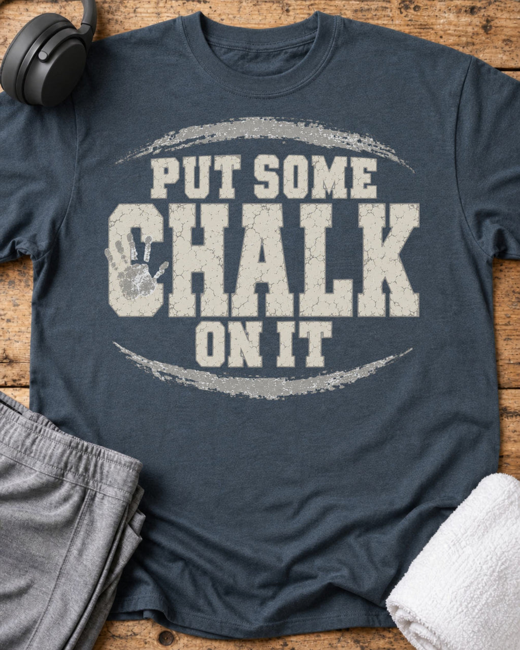 Put Some Chalk T-Shirt — Dark Heather