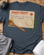 Family Recipe T-Shirt — Dark Heather
