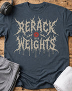 Rerack Your Weights T-Shirt — Dark Heather