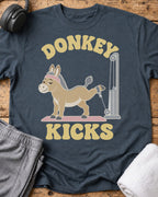 Donkey Kicks T-Shirt — Dark Heather