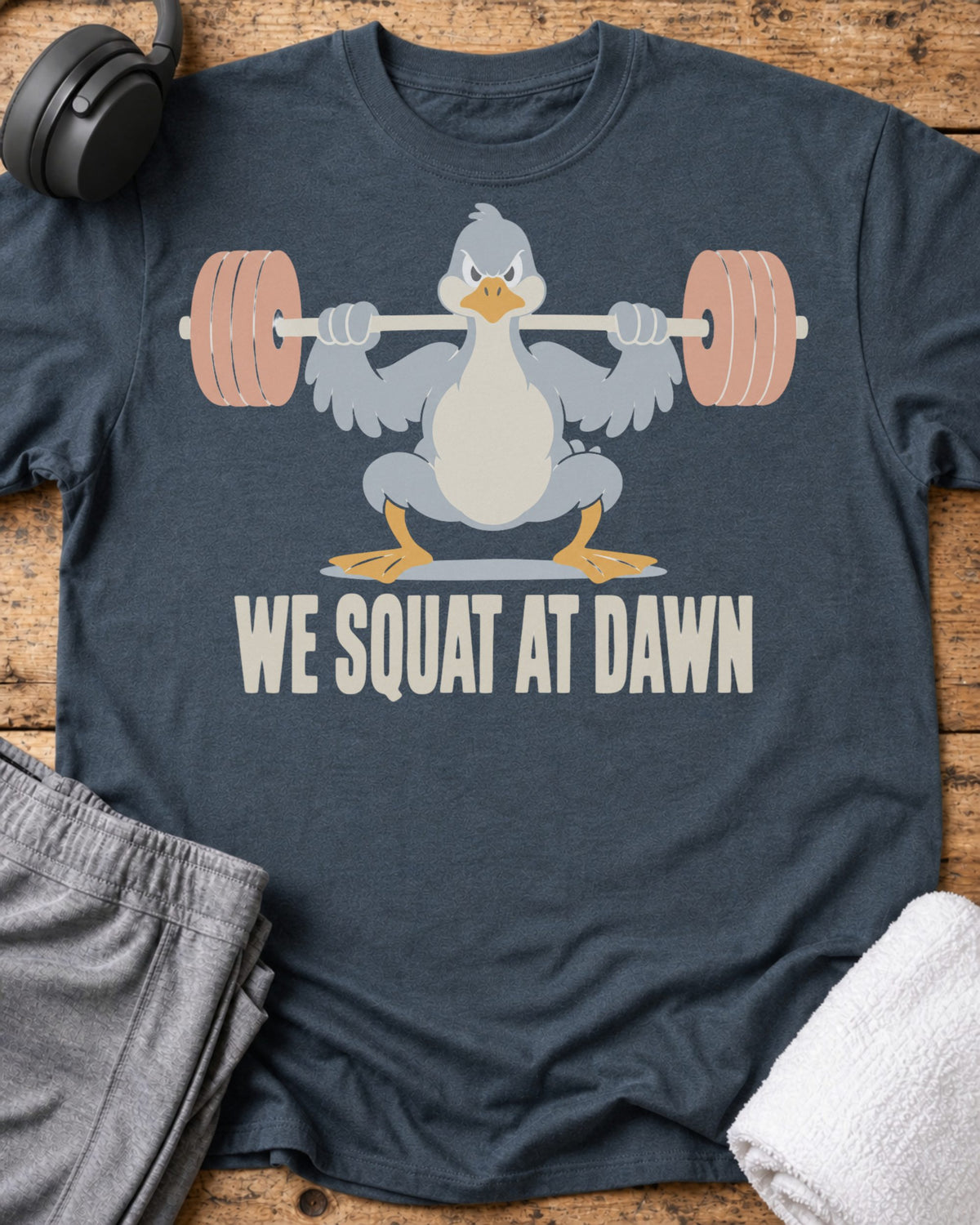 We Squat T-Shirt — Dark Heather