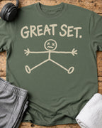 Great Set T-Shirt — Military Green