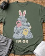 I'm Ok T-Shirt — Military Green