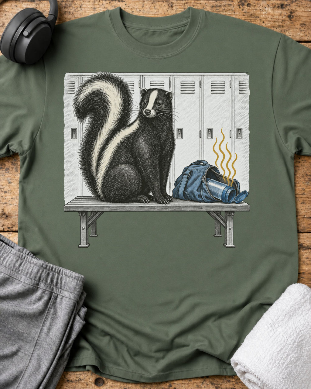 Innocent This Time T-Shirt — Military Green