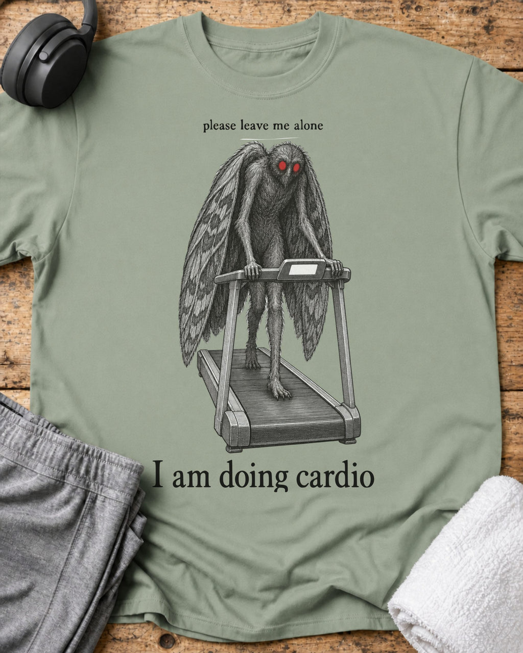 Please Leave Me T-Shirt — Sage