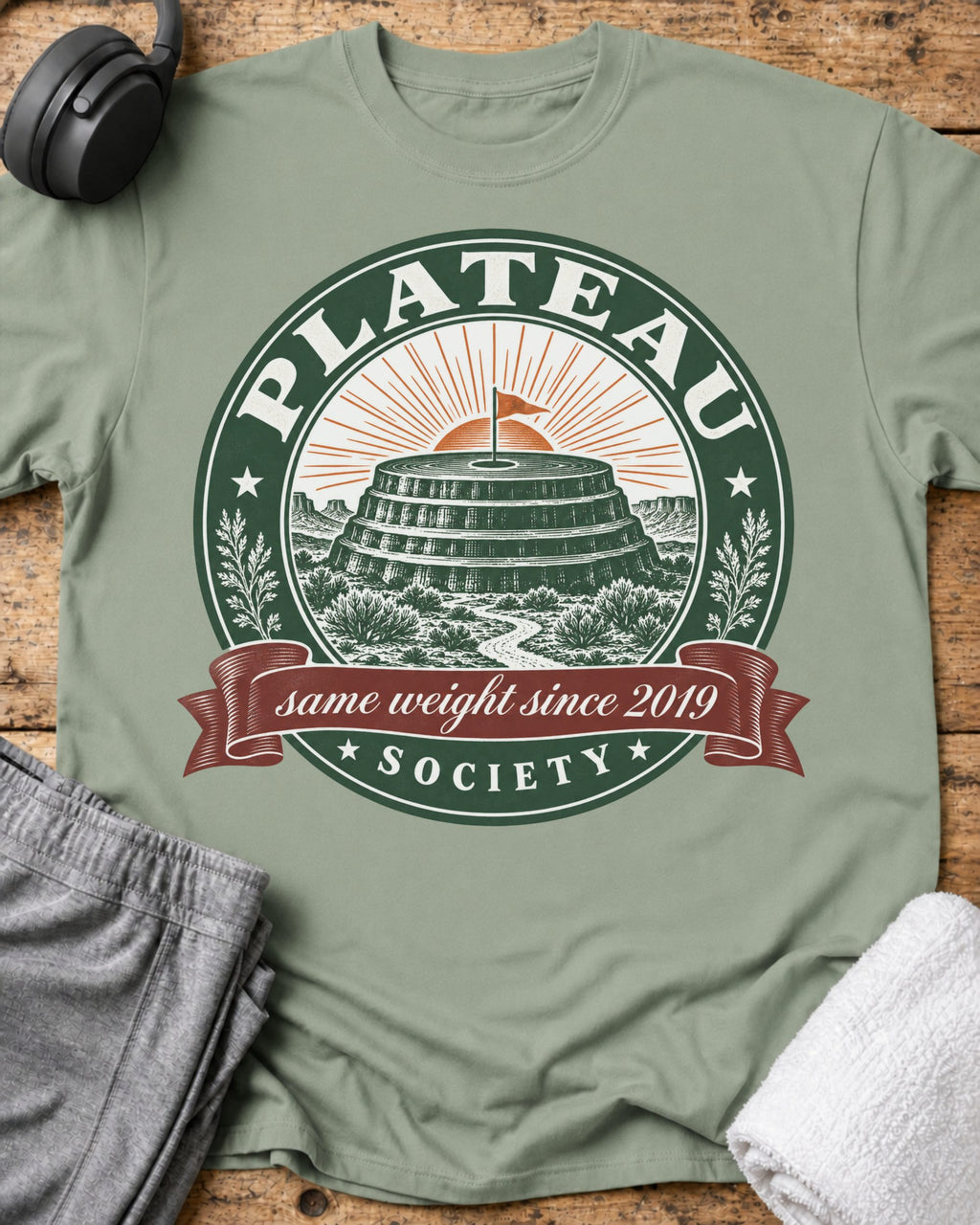 Plateau Society T-Shirt — Sage