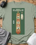 Highly Decorated T-Shirt — Sage