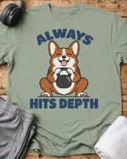 Always Hits Depth T-Shirt — Sage