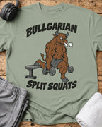 Bullgarian Split Squats T-Shirt — Sage