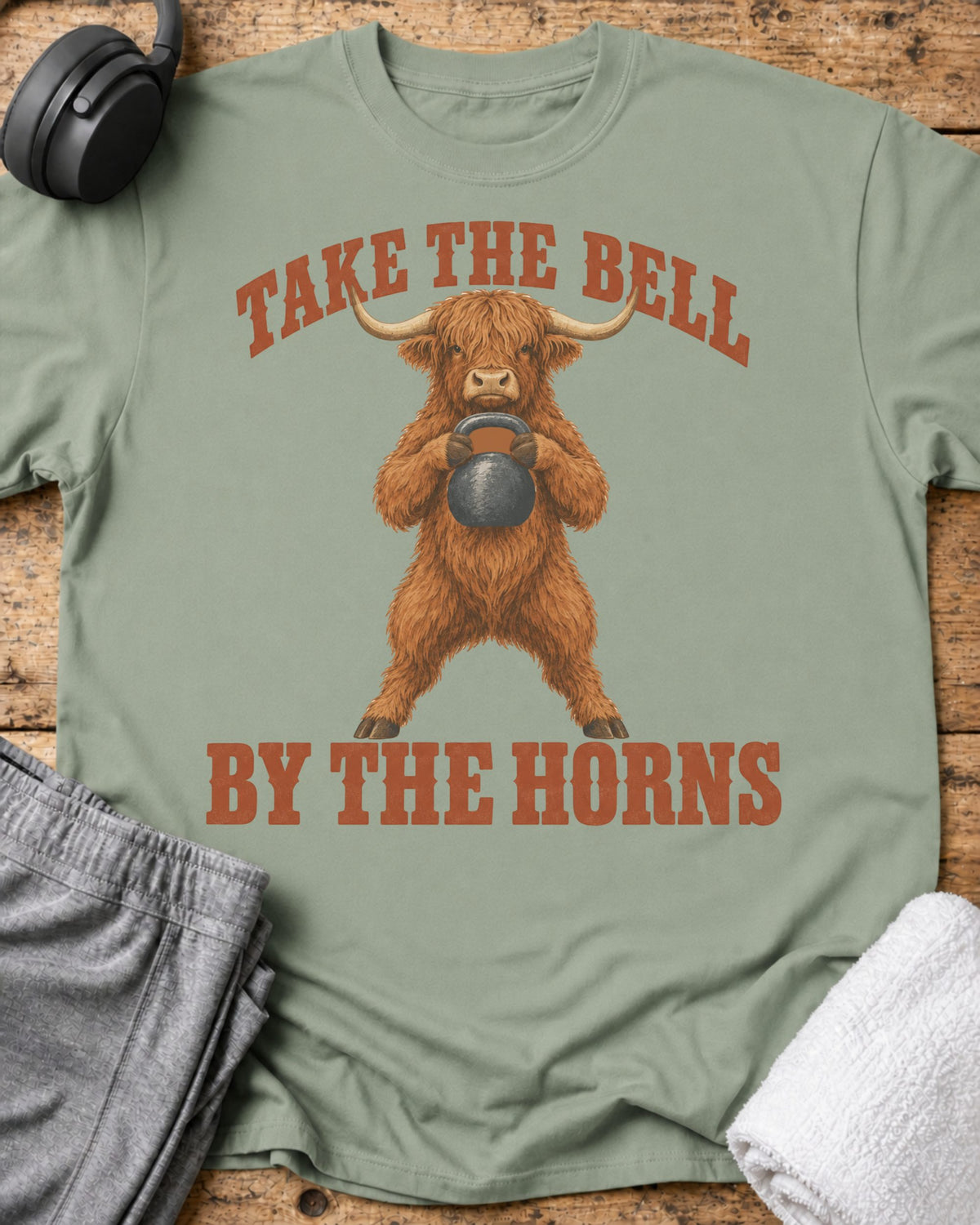 Take The Bell T-Shirt — Sage