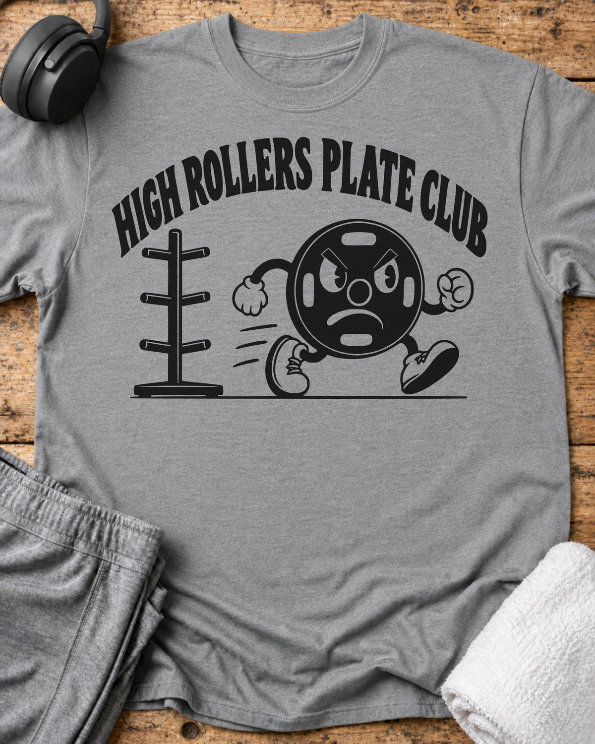 High Rollers T-Shirt — Sport Grey