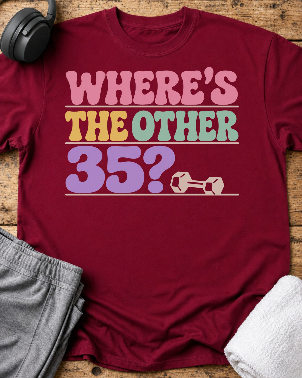 Where's The 35 T-Shirt — Cardinal Red