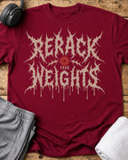 Rerack Your Weights T-Shirt — Cardinal Red