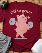 Off To Grunt T-Shirt — Cardinal Red