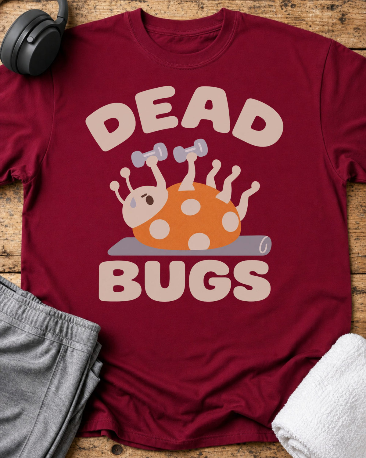 Dead Bugs T-Shirt — Cardinal Red