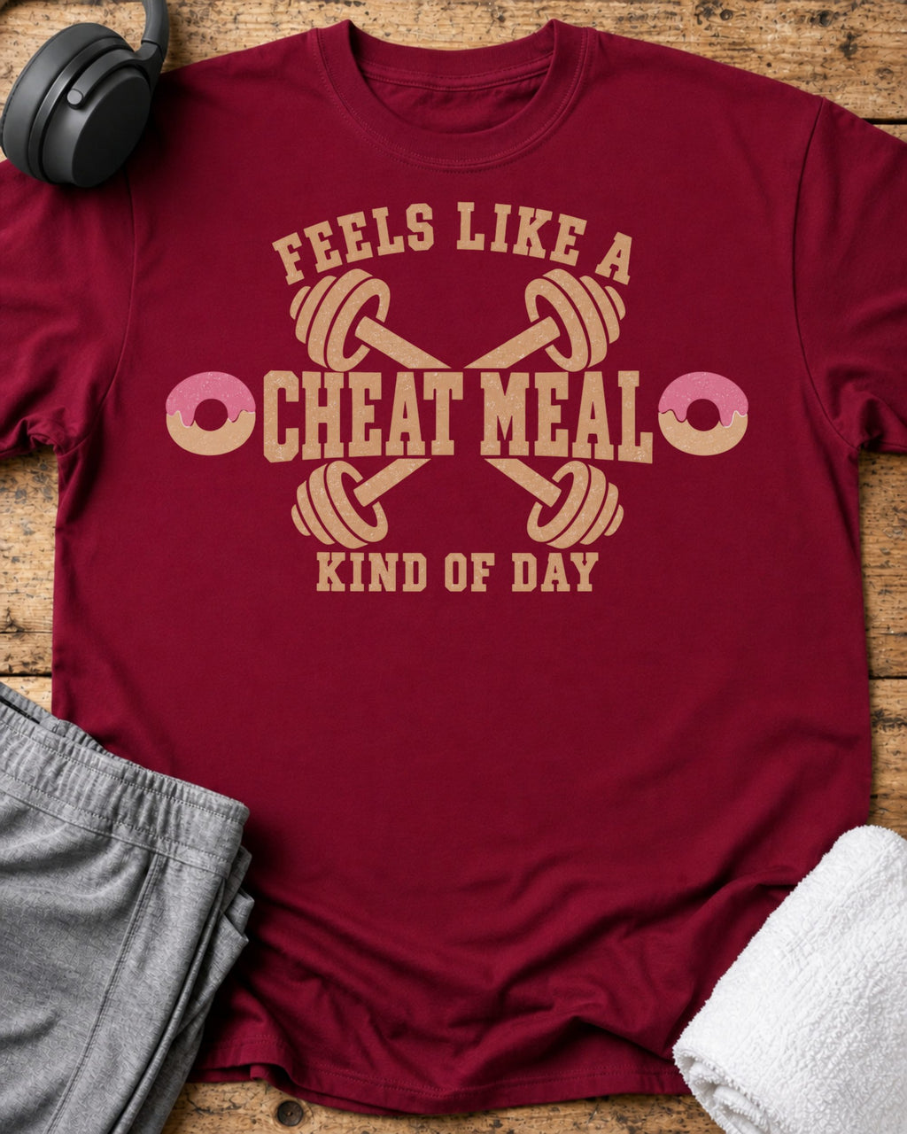 Feels Cheat Meal T-Shirt — Cardinal Red