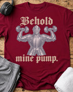 Behold Mine Pump T-Shirt — Cardinal Red