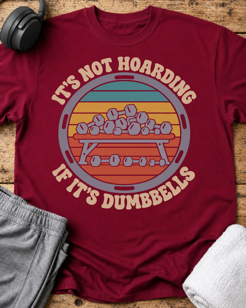 It's Not Hoarding T-Shirt — Cardinal Red