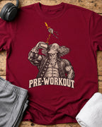 Pre-workout Franklin T-Shirt — Cardinal Red