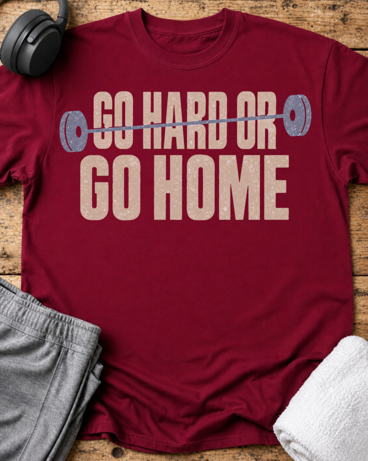 Go Home T-Shirt — Cardinal Red