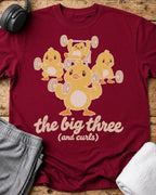 Big Three Curls T-Shirt — Cardinal Red