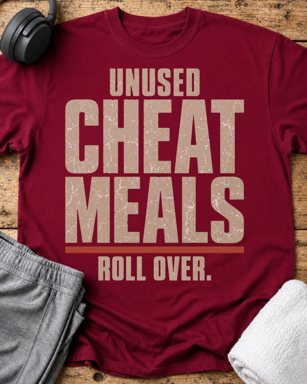 Unused Cheat Meals T-Shirt — Cardinal Red