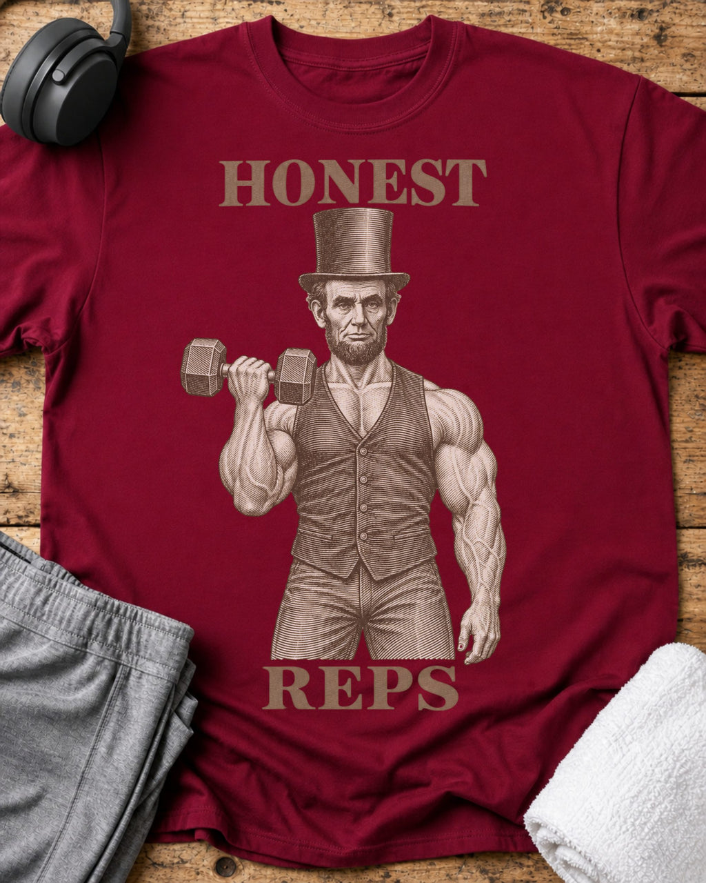 Honest Reps T-Shirt — Cardinal Red