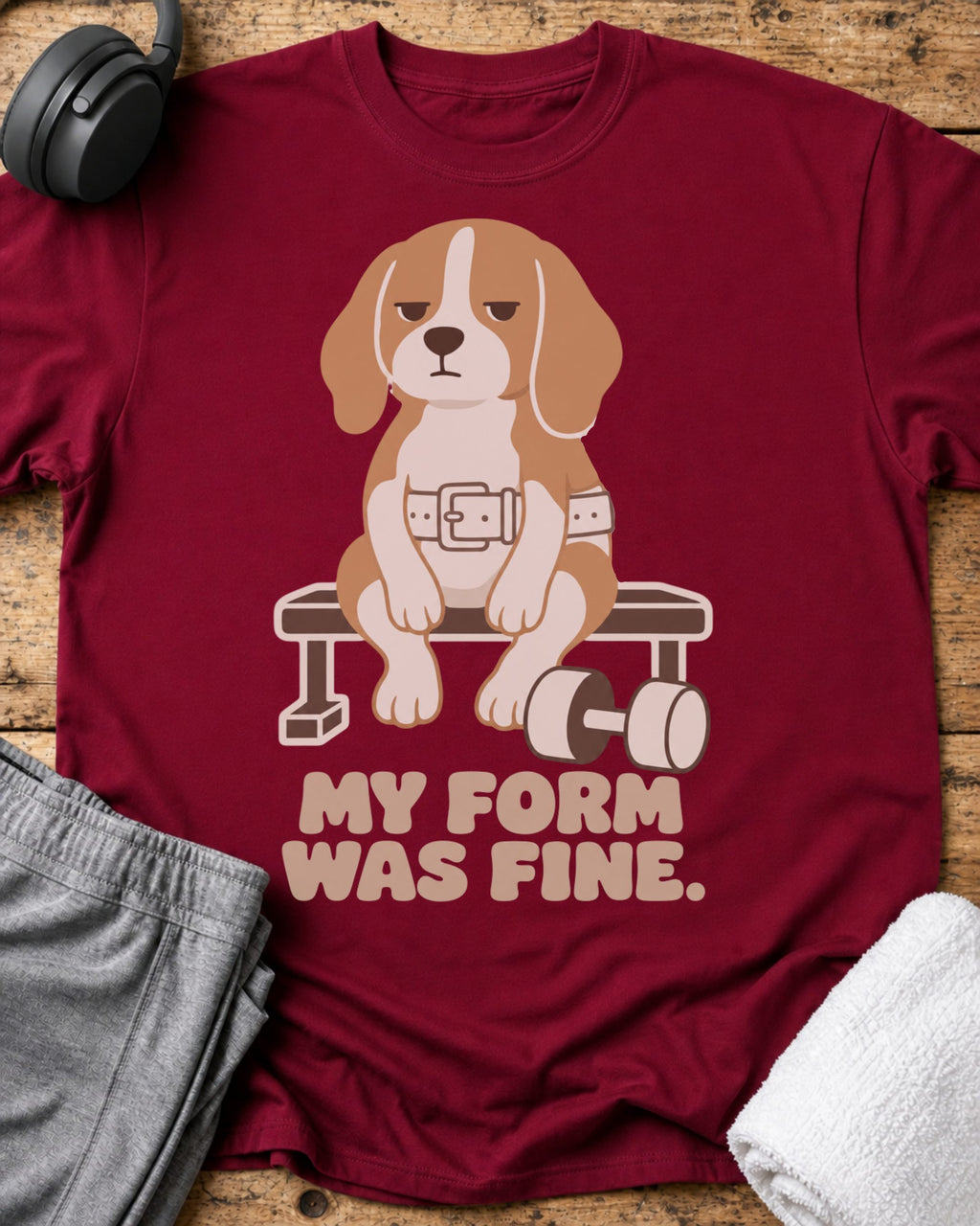 Form Was Fine T-Shirt — Cardinal Red