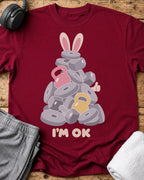 I'm Ok T-Shirt — Cardinal Red