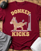Donkey Kicks T-Shirt — Cardinal Red