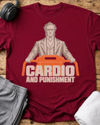 Cardio And Punishment T-Shirt — Cardinal Red