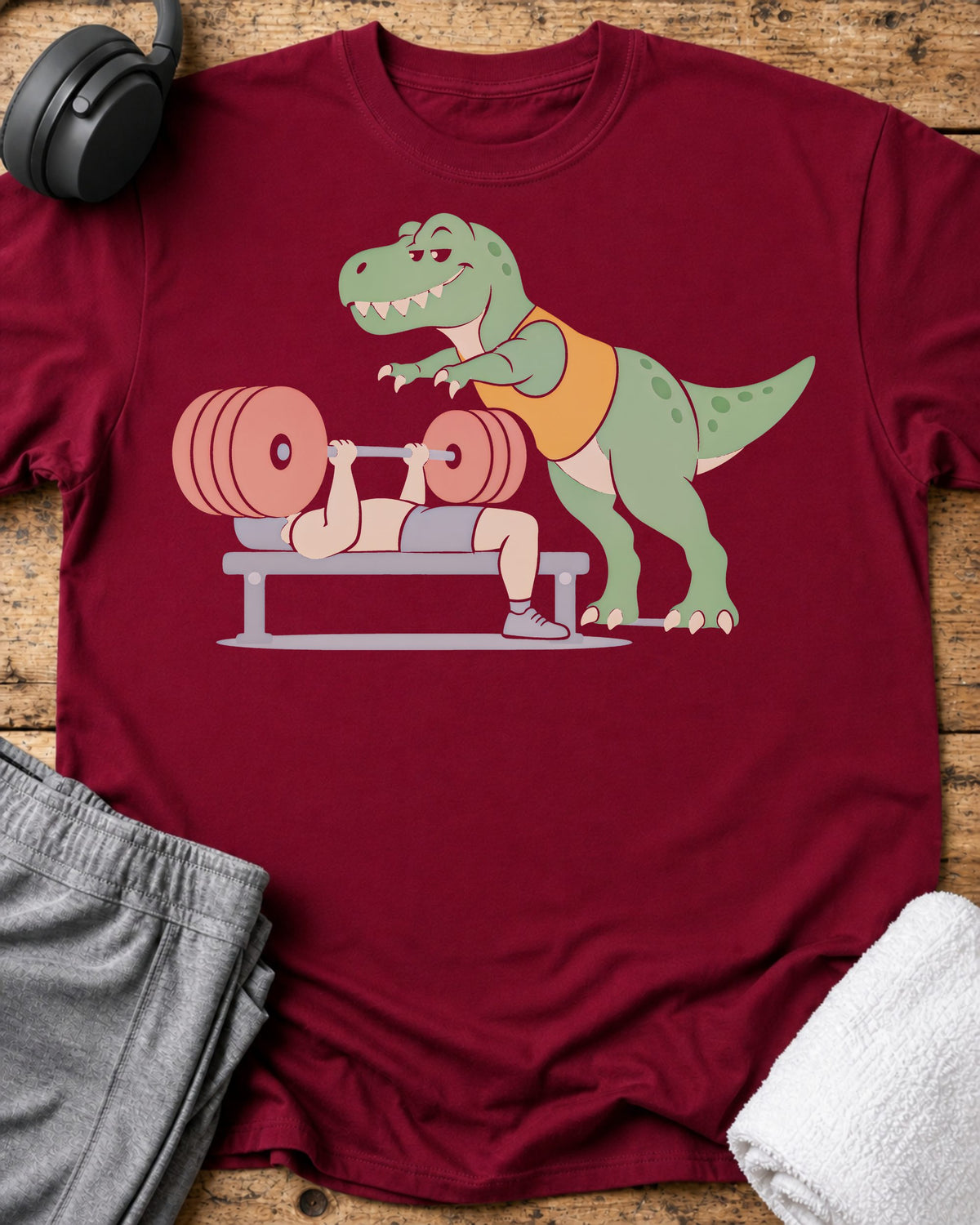 Dinosaur Spotter T-Shirt — Cardinal Red