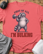 First Of All T-Shirt — Coral Silk