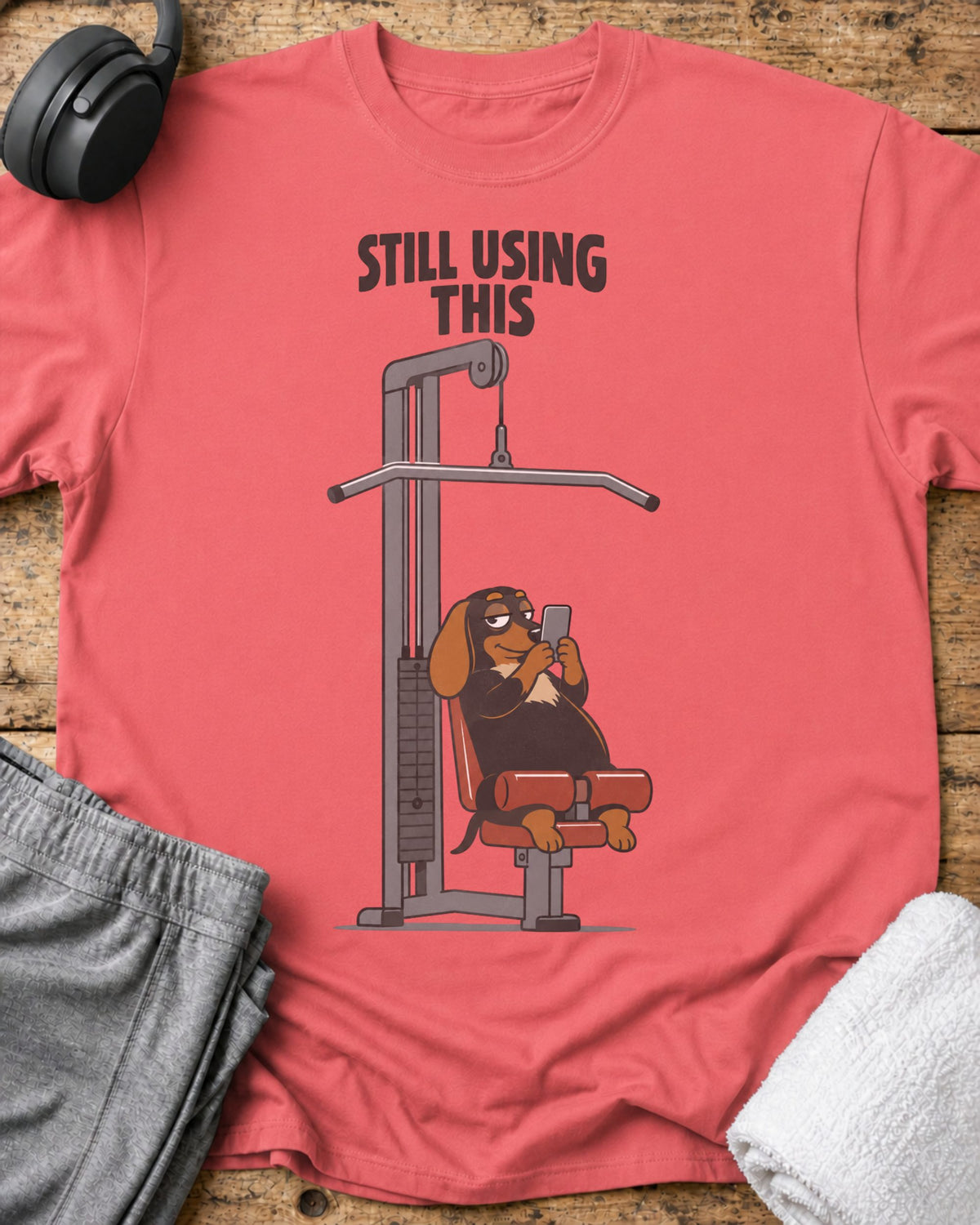 Still Using This T-Shirt — Coral Silk