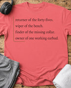 Returner Of Plates T-Shirt — Coral Silk