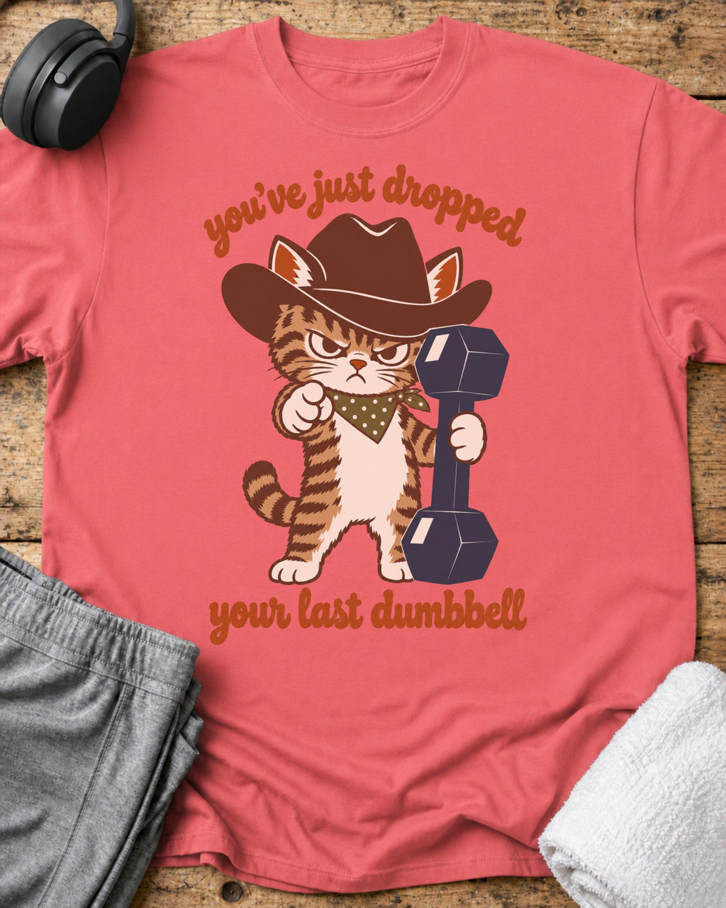 You've Just Dropped T-Shirt — Coral Silk