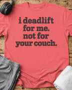 I Deadlift T-Shirt — Coral Silk