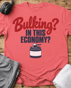 Bulking Economy T-Shirt — Coral Silk