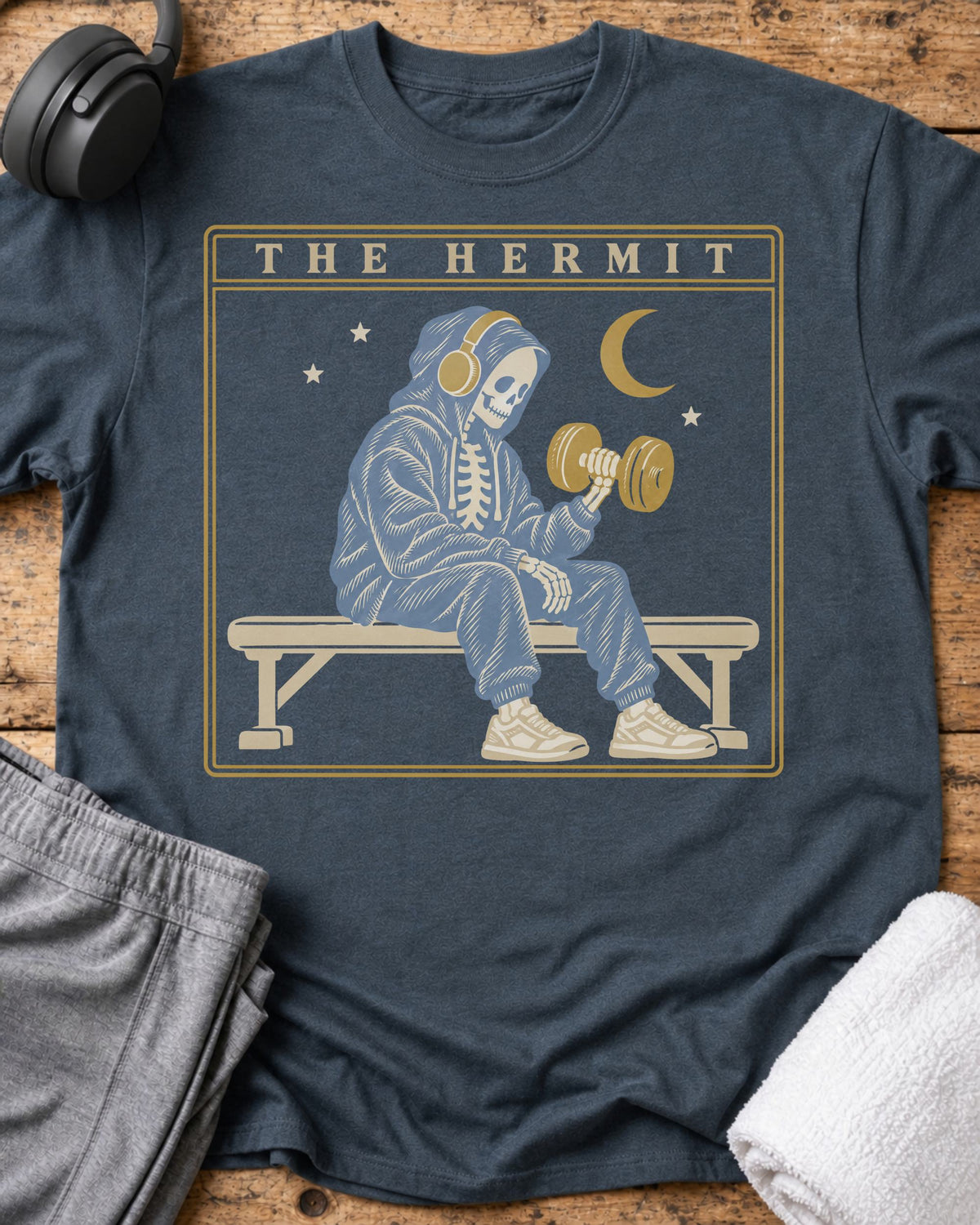 The Hermit T-Shirt — Dark Heather