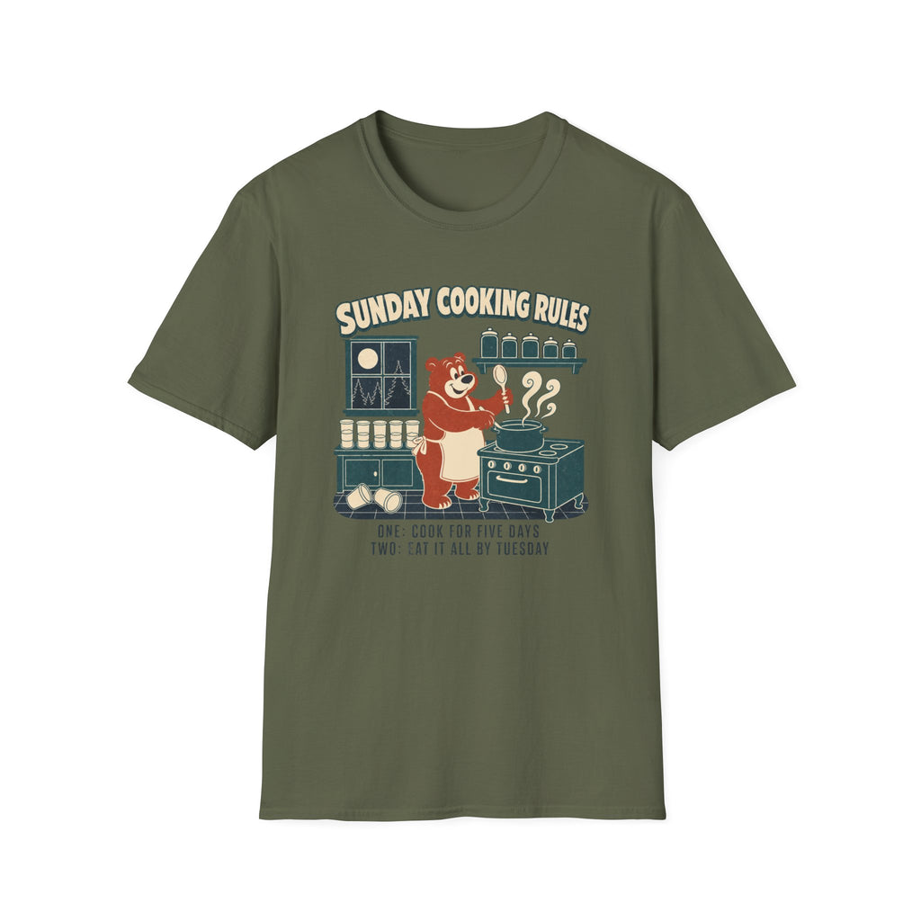 Sunday Cooking Rules T-Shirt