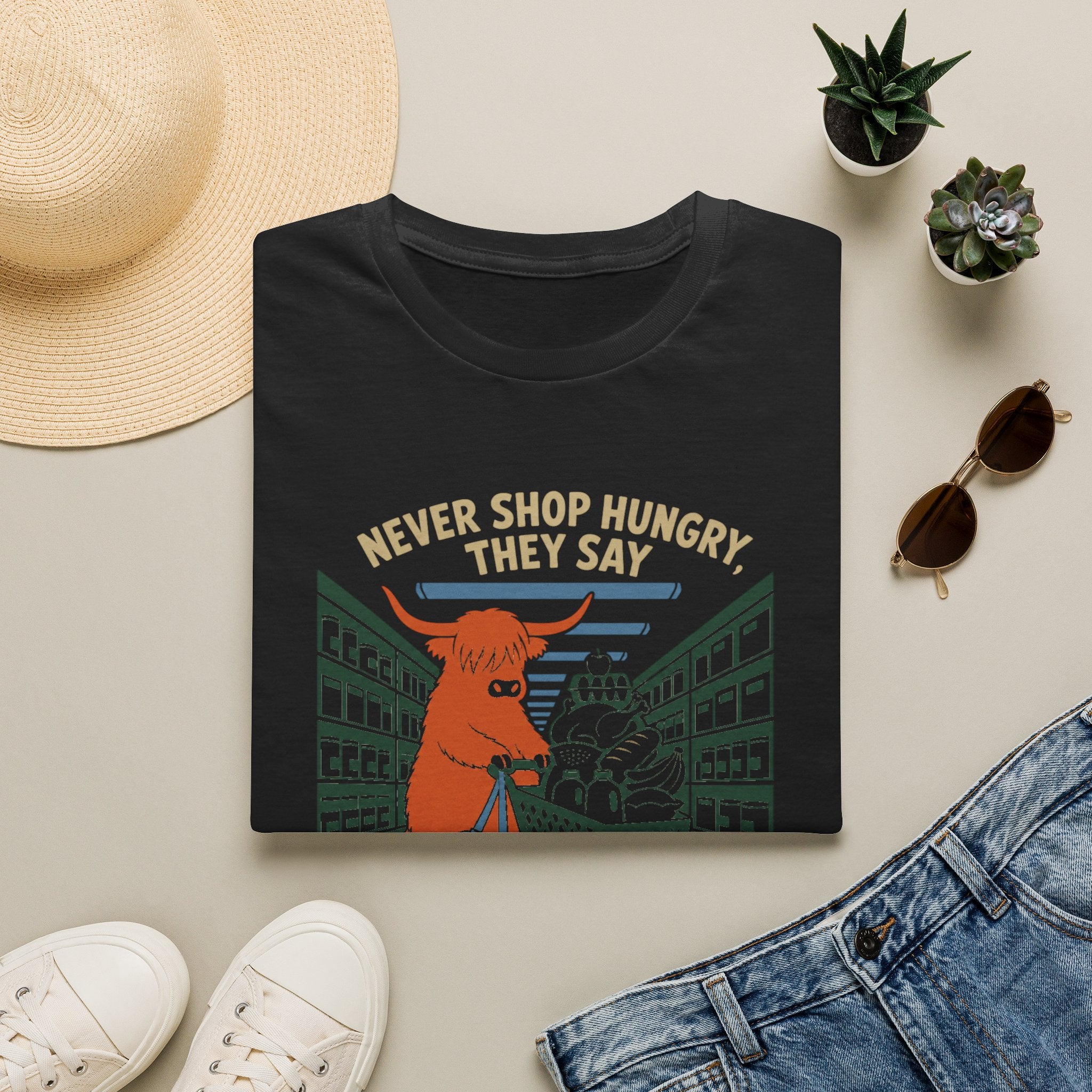 Never Shop Hungry T-Shirt