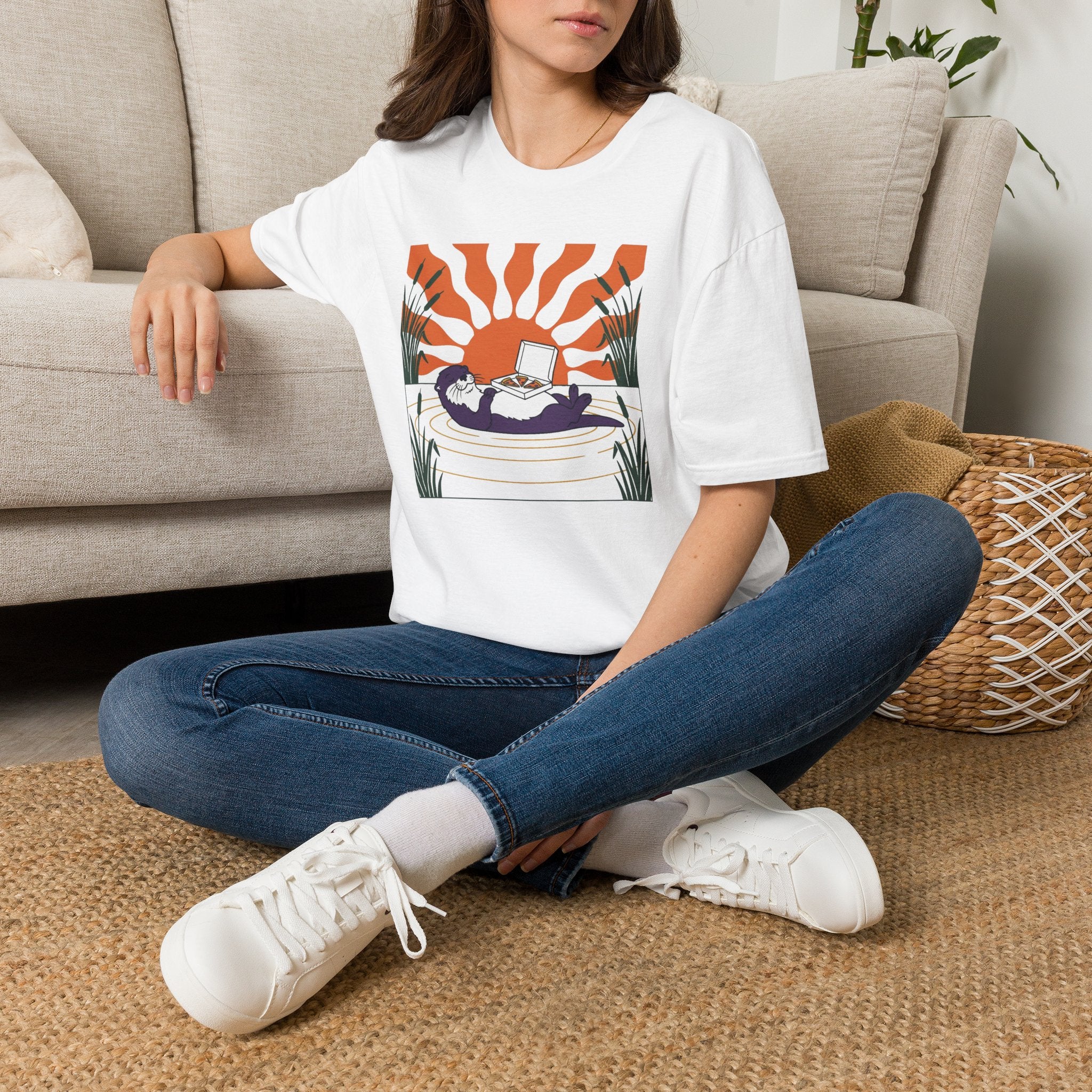 Otter Floating Feast T-Shirt