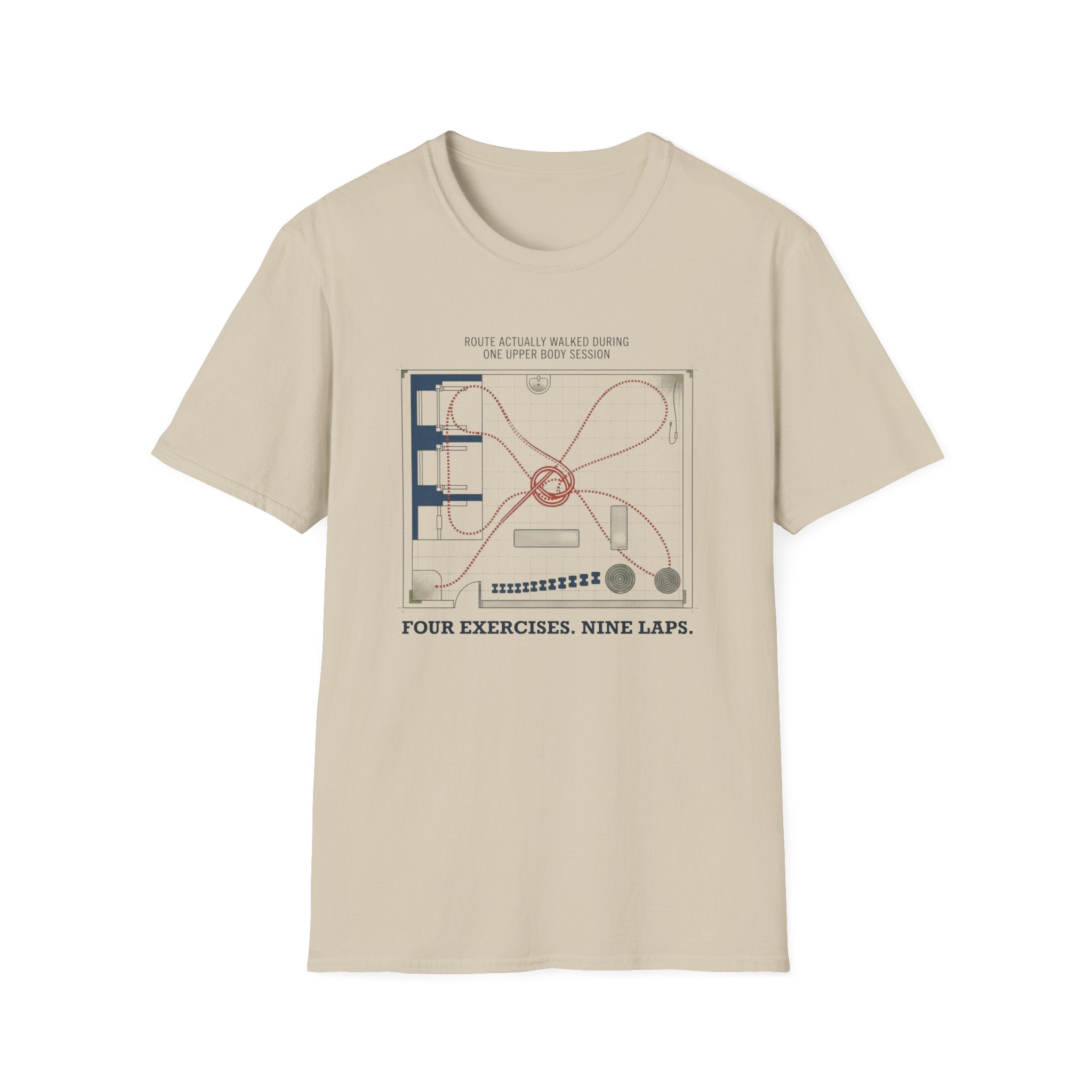 Route Actually Walked T-Shirt