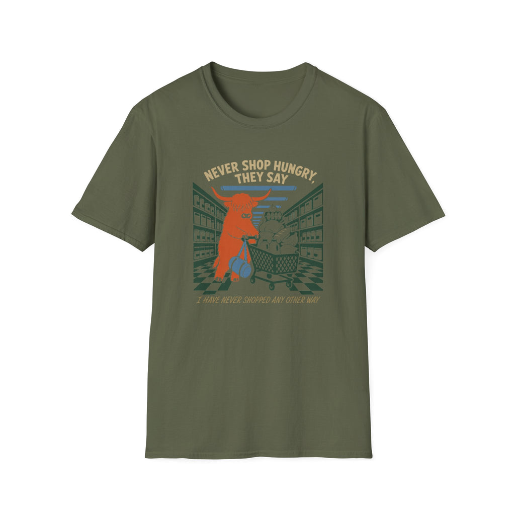 Never Shop Hungry T-Shirt