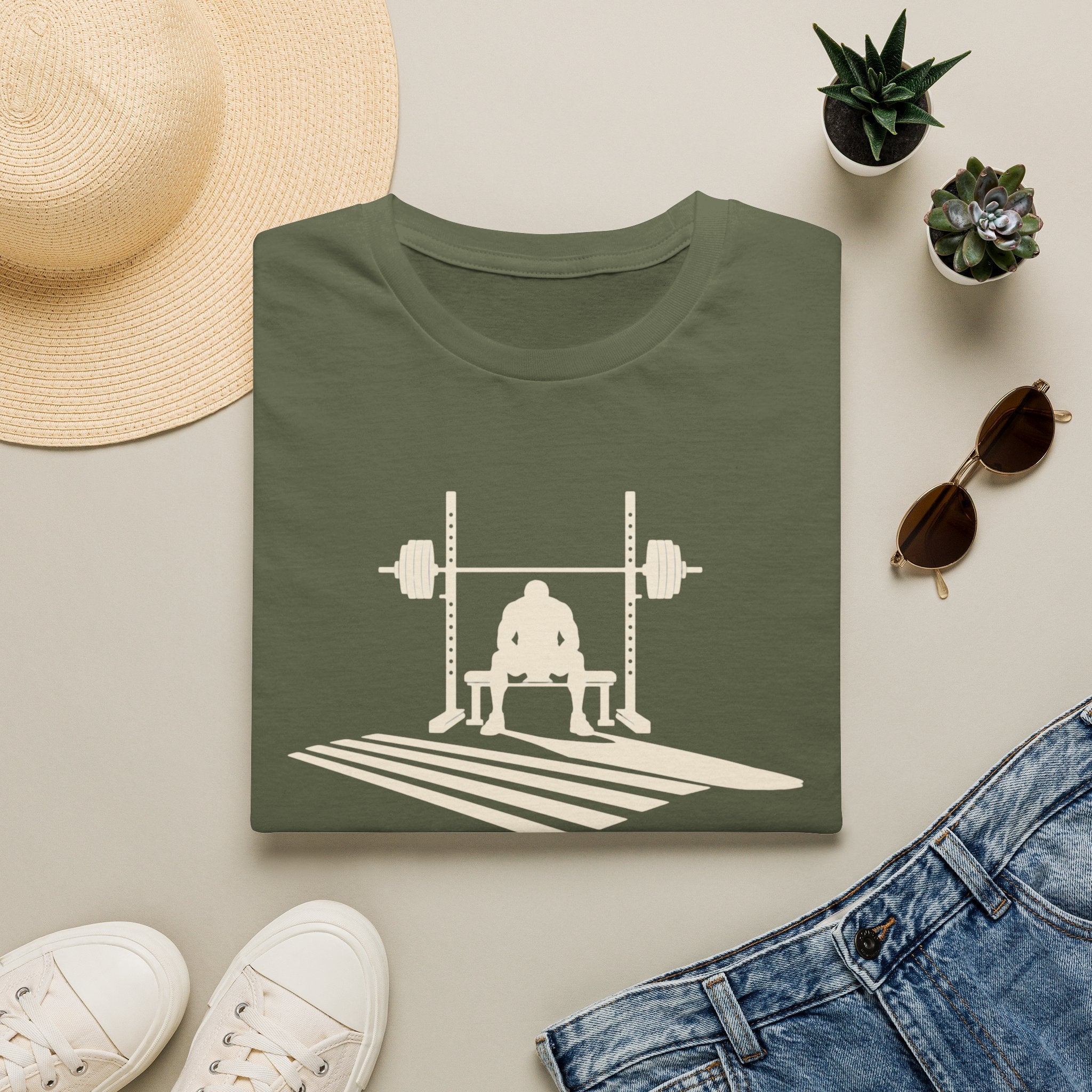 Seated Under Barbell T-Shirt