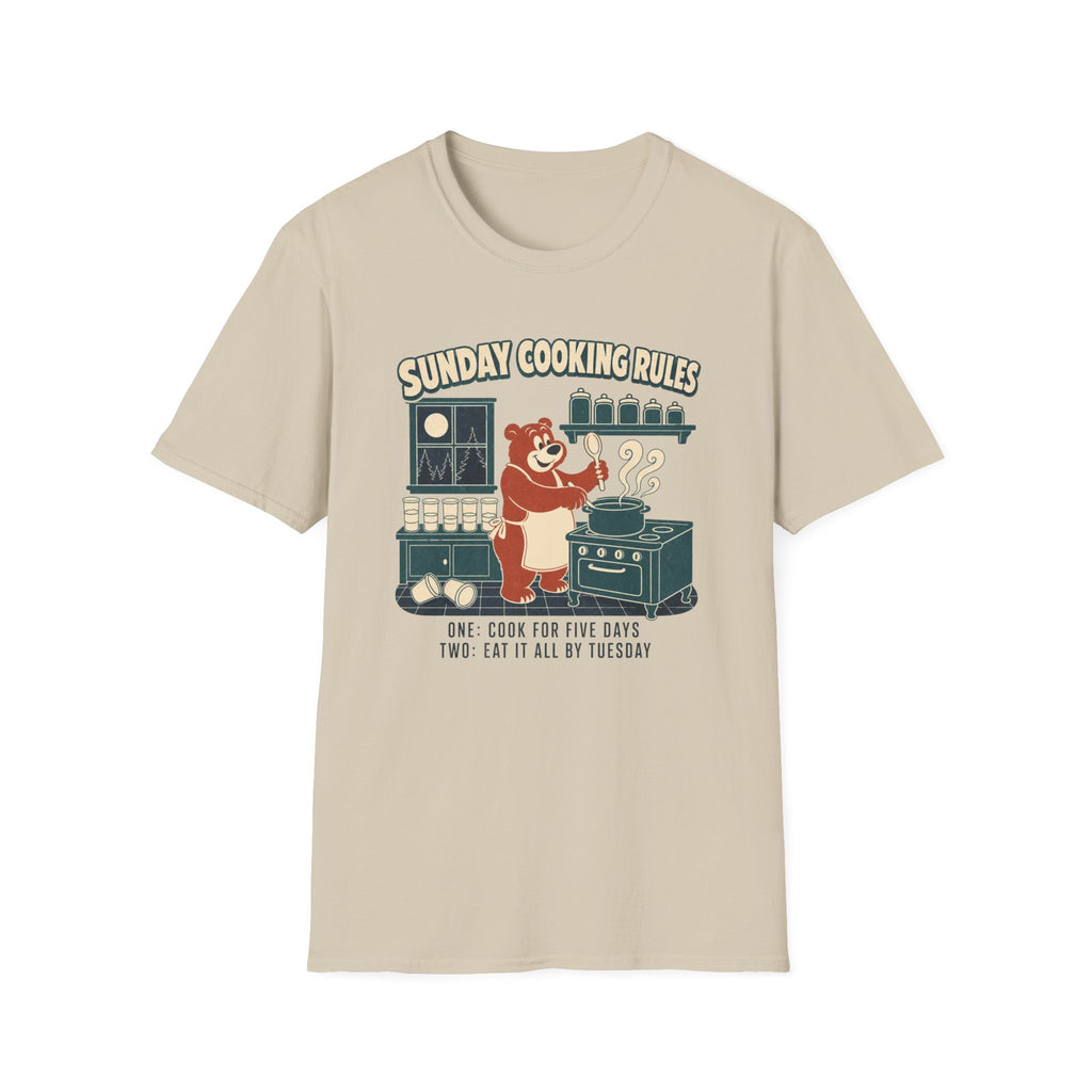 Sunday Cooking Rules T-Shirt